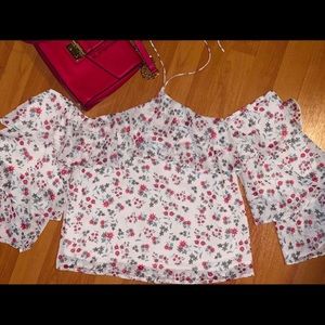 Gorgeous Endless Rose Cold-Shoulder Top